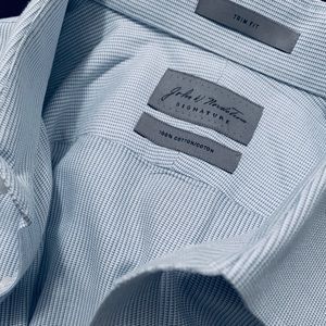 John W Nordstrom Signature Trim Fit Dress Shirt.